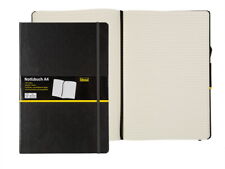 5x Notizbuch schwarz A4