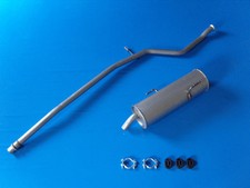 Auspuffanlage für Peugeot 206 1.1, 1.4 ab Bj. 01.00 Auspuff mit Montagesatz