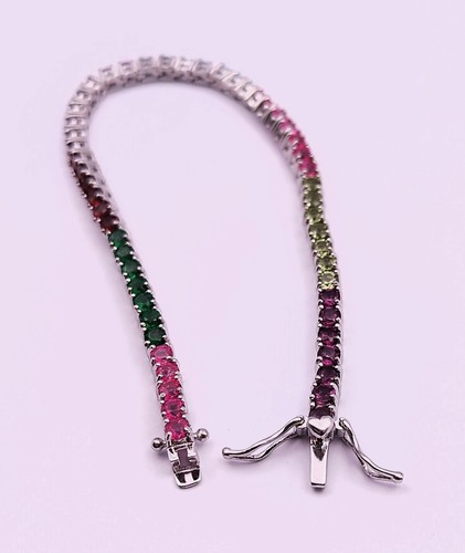 Multi edelstenearmband 925 - multi,