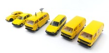 Herpa / Wiking 6 Autos / Bully Deutsche Bundespost   Spur H0 1:87