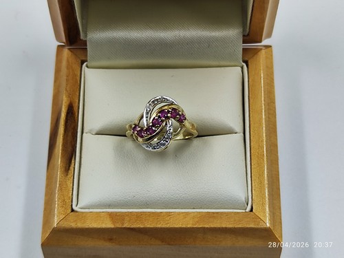 Vintage ring gelbgold - vintage, mit