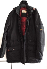 Camel Active Herren Jacke Gr. 52 schwarz Steppfutter Outdoor Herbst Winter