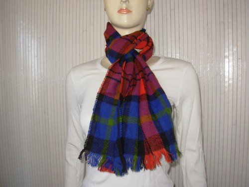 Rote und blaue tartan - rote,