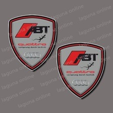 Audi ABT Logo Glanz Wetterfest