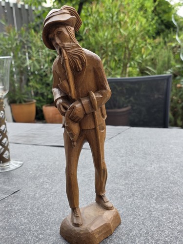 Holzfigur geschnitzt vintage - geschnitzt,