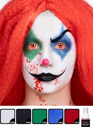 Halloween horror clown - halloween, girl