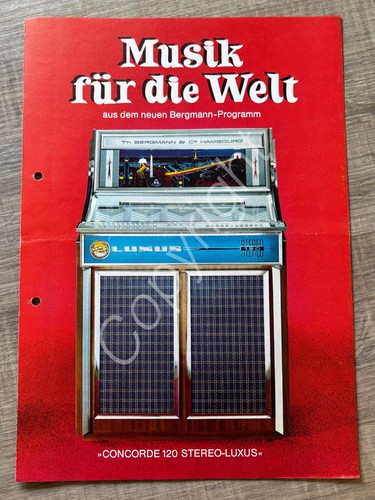 Werbeprospekt musikbox - werbeprospekt,