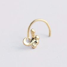 18K Massiv Gelb Gold Kugel