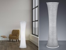 Kleine Zylinder Stehlampen aus Stoff Designklassiker für Schlafzimmer Wohnzimmer