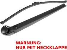 NUR HECKKLAPPE -  HECKWISCHERARM HINTEN + SCHEIBENWISCHER FÜR VW Caddy 2004-