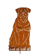 Figur Rottweiler 80 cm blank