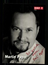 Martin Papst ORF  Autogrammkarte Original Signiert # BC 218669
