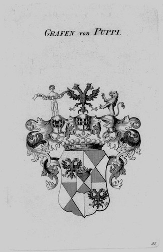 1820 puppi wappen adel coat - puppi,