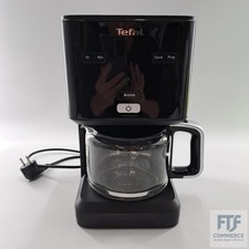 TEFAL SMART'N LIGHT Elektrische Kaffeemaschine schwarz, 1,25 l, programmierbar, 