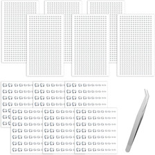 1600 Stk Glitzersteine Selbstklebend Strasssteine Aufkleber Make
