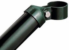 Strebenschelle und Kappe 38/40 mm IA Ø für Zaunpfähle grün