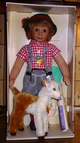 Steiff peter mit ziege - peter,