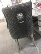 4 Esszimmerstühle Luxus Grau