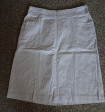 Bequemer Jeans-Rock, Schlupfrock v. Witt, weiß, Gr. 40, Rücken Gummizug, Neu JH1