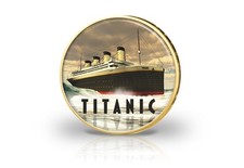 2 Euro vergoldet mit