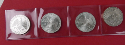 Silber münzen 10 - ,