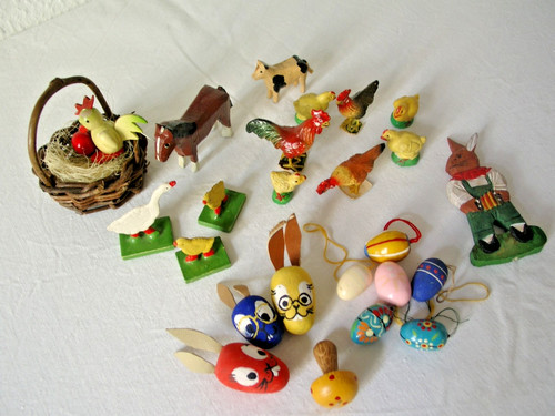 Holz hase osterhase ostern - osterhase,