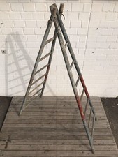 Alte vintage holzleiter - alte,