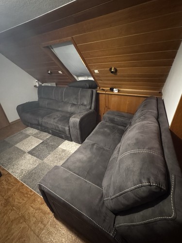 Leder sofa sitzer - sofa,