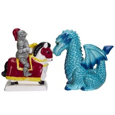 Knight on Horse & Dragon