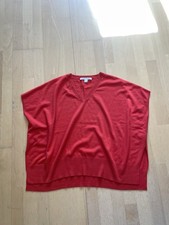 Diane Von Fürstenberg Oberteil Gr S Rot Seide Kaschmir Neuwertig