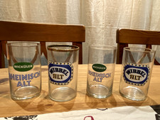 Brauerei Wuppertal Wicküler Biergläser Altbiergläser Konvolut 0,2 l