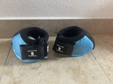 Classic Equine Bell Boots Hufglocken Blau Gr M Western Reiten Pferd