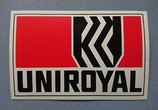 Aufkleber Motorsport Oldtimer Rallye Racing Uniroyal Reifen 9,5 x 6,3 cm