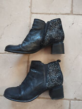 Neuwertige Stiefeletten von Softwaves Portugal in Größe 39 blau hoher Neupreis