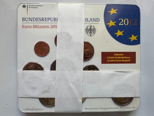 Euro münzen 2012 - euro-münzen, stempelglanz
