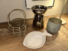 Riviera Maison Kerzenhalter Windlicht Rattan Set