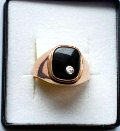 Goldener herren ring - ring., 585