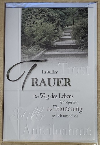 Kurt eulzer trauerkarte - kurt,
