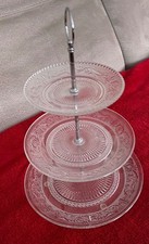 etagere 3 stöckig glas