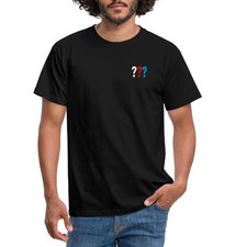 Die Drei Fragezeichen Kleines Logo Männer T-Shirt