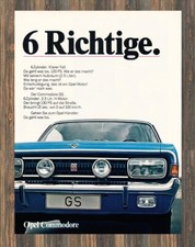 Opel commodore reklame - a, gs