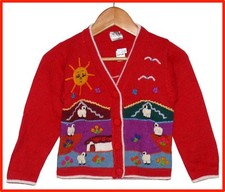 Kinder Strickjacke Alpaka