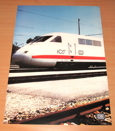 Ice deutsche bahn poster - deutsche,