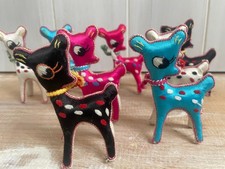 8 x MCM Vintage Hirsch Stoff