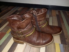 RIEKER STIEFELETTEN BRAUN GR 40