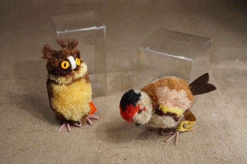 Vintage steiff wollminiatur - steiff, 2x