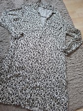 Esprit Blusenkleid%Gr.42%weiß/schwarz%Eingriffstaschen