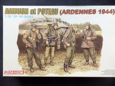 " AMBUSH AT POTEAU-ARDENNES 1944 " DRAGON 6091 in 1:35 UNGEBAUT / KOMPLETT 100%