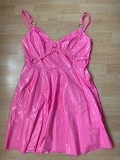 iEFiEL Lack Vinyl Minikleid in