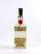 Schladerer Echtes Schwarzwälder Zwetschgenwasser ♦ alte Flasche mit Siegel 45%